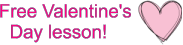 
                    Valentine's Day Lesson
                